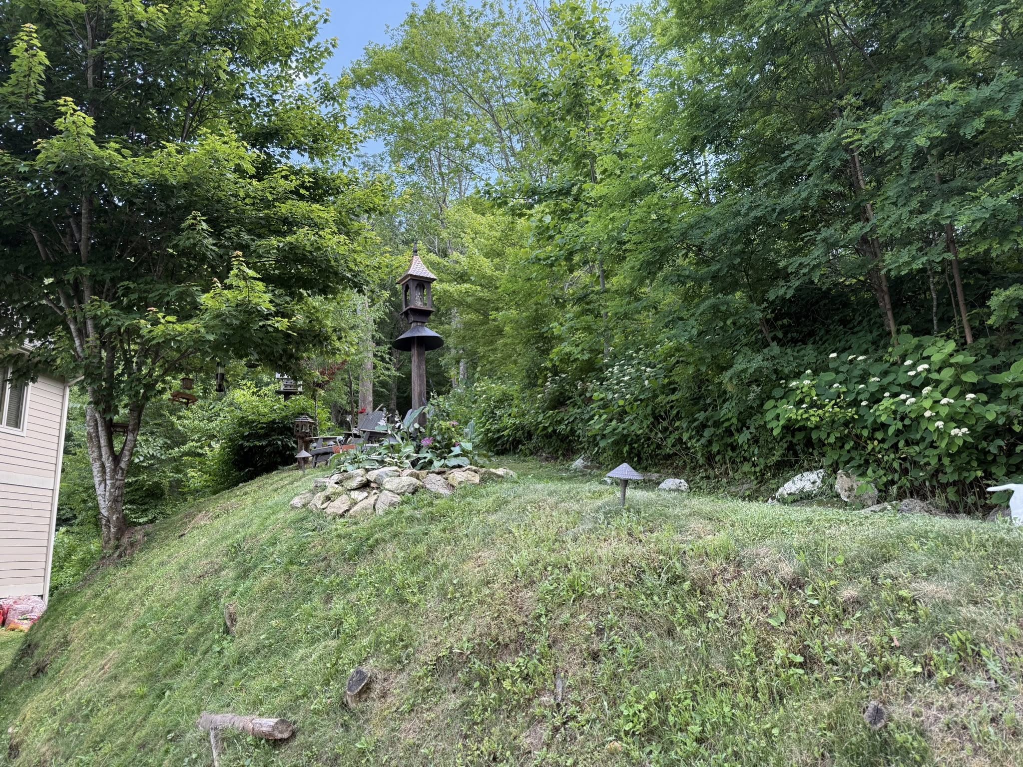 Mountain landscape improvement work