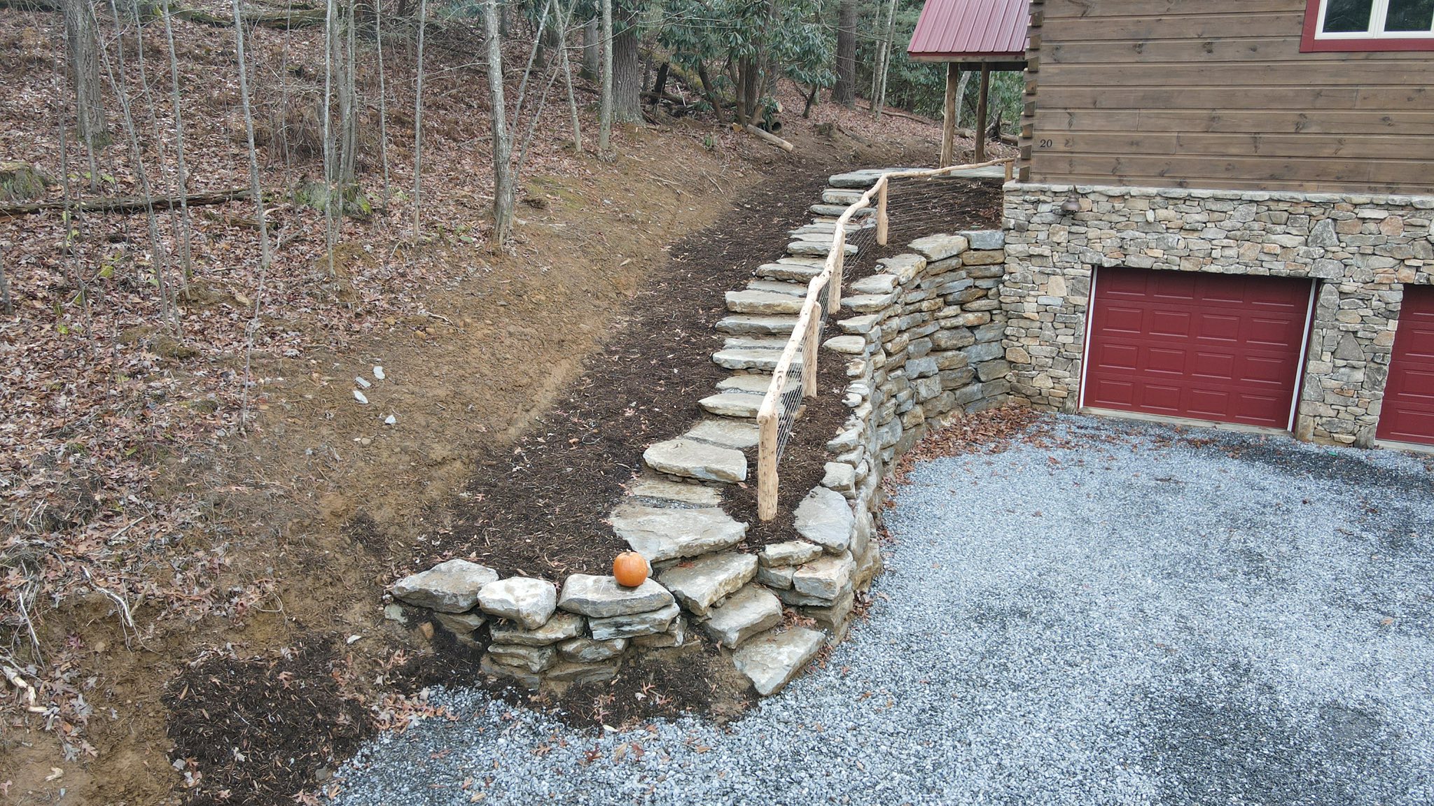 Stone walkway